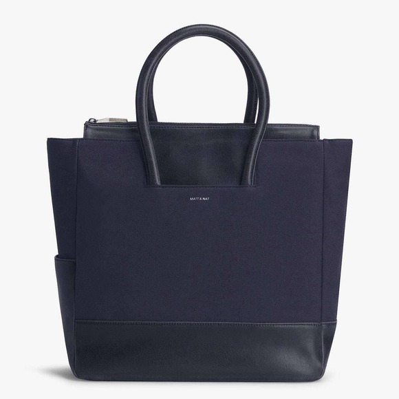 Matt and Nat PERCIO Canvas Vegan Leather Diaper Bag